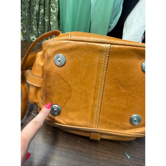 CHACO Vintage Tan Leather Backpack main image 12